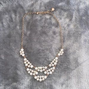 Rose gold colored necklace